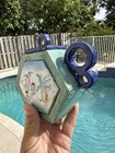 Chinese Enameled Yixing Pottery Teapot With Figures And Seal Mark