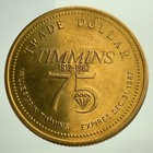 Timmins Ontario Canada Heart Of Gold Trade Dollar 1987 Jj401