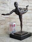 Edgar Degas Arabesque Dancer Girl Impressionism Art Bronze Statue Sculpture Nude