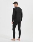 Men 100  Merino Wool Base Layer Set Winter Underwear Bottom Long Sleeve Top Gift