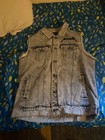 2025 Metallica 72 Seasons Medium  Denim Battle Vest North America Tour Concert