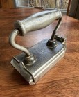 Antique Unusual Sad ruffle Iron  bj 