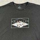 O neill Casual Surfing Short Sleeve T-shirt Men s Size Xl Black Spell Out Logo