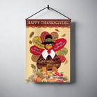 Happy Thanksgiving Flag  Thanksgiving Turkey Flag  Thanksgiving Pumpkin Flag