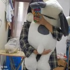 Kawaii Big Snoopy Plush Toy White Dog Soft Pillow Stuffed Doll Birthday Gift