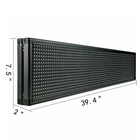 Led Sign 40  X 8   Scrolling Message Display Board 7 Color Programmable