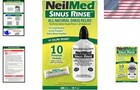Extra Large 16oz Sinus Rinse With 10 Saline Packets For Effective Allergy Relief