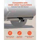 Class 3 Trailer Hitch 2  Receiver 6000 Lbs Multi-fit Q345b Steel Tow Hitch Mount