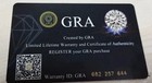 0 6 Ct Round Cut Gra Moissanite Earrings 14k Solid White Gold Studs Push-backs
