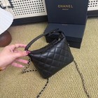 Chanel Makeup Black Quilted Shoulder Strap Bag Crossbody - Vip Gift W Box
