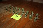 Marx Army Battleground 16-piece Lot Of Vintage American Soldiers Tank Bh - Mpc
