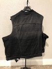 Speed And Strength Women   s Glory Daze Denim Motorcycle Vest Black 4xl