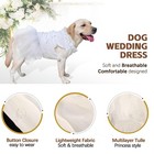 Uosia Formal Dog Dresses For Large Dogs White Dog Bridesmaid Birthday Party