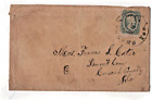 Confederate Cover With Csa  11 Stamp To Burnt Corn Alabama 