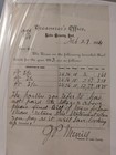 Vintage Signed Lake County  Indiana Document From 1884