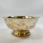 Gorham Silver Plated Footed Serving Bowl Yc781 - 9  X 4 25 