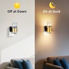 Led Night Lights Plug Into Wall  2 Pack Acrylic Night Light dimmable Nightlight