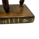 Antique Victorian Eastlake Walnut Wood Mantel Clock Shelf
