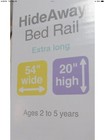 Regalo Hide Away Bed Rail  Fits Up To A Queen Bed m 54    X 20    