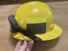Yellow Phenix First Due Fire Helmet Model 005r Firefighter Nomex Shroud A