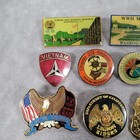 Vintage Military Pins Lot 17 Veterans Vietnam Wwii Lapel American Legion Biker