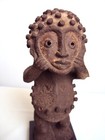 Rare Vintage Terracotta Mambila Sculpture African Carving Statue  