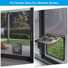 Ownpets Pet Door Small Lockable Dog Cat Flap Magnetic Lock Door Frame For Screen
