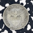 1918-s U s  Philippines 20 Centavos Lot f2214 Silver 