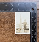 Hammerhead Shark Catch   Dapper Young Man Small Antique Vintage Photo
