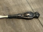 Vintage Sterling Silver Handle Art Nouveau Mustache Beard Hat Brush
