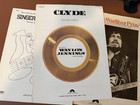 Premium Lot Of 3 Sheet Music Waylon Jennings 7380