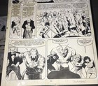 The Avengers 280 Bob Hall Kyle Baker Page 17 Marvel Original Art Work Signed
