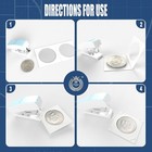600pcs Coin Flips In 6 Sizes Cardboard Holders For Colletors 2x2