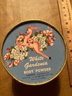 Vintage 1950 s Lander White Gardenia Body Powder Box Nos Never Opened