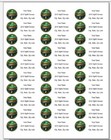150 Mushroom Stained Glass Style Mailing Return Address Labels Personalized
