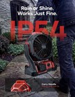 For Milwaukee M18 18v Jobsite Fan Tool Only Cordless Battery Powered W  Hook Led