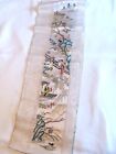 Two Early 1900s Chinese Exquisite Silk Embroidered Kimono Sleeve Panels 