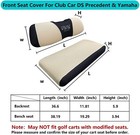 10l0l Golf Cart Front Seat Covers For Yamaha Club Car Precedent  tempo  onward