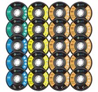 100 Pack 4 5  4-1 2  Zirconia Flap Disc 40 60 80 120 Grit Sanding Grinding Wheel