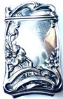 Art Nouveau Little Used Sterling Vesta Case Match Safe Gorgeous No Mono