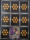 Dragon Ball Super Card Game Lot Of 9 Vegeta Cards Gold Foil  9 Ex And 1 Pr