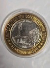  10 Casino Gaming Token Las Vegas Solid 999 Ag Silver Flamingo Hilton - Ann 1996