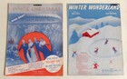 Lot 8 Vintage Popular Christmas Piano Sheet Music Frosty Snow Man Rudolph Plus