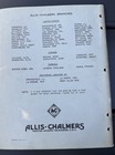 1937 Allis-chalmers Model M Tractor Parts Book Form Tpl 39c