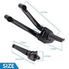 Rear Passenger Foot Pegs Footrests For Honda Cmx300 Cmx500 Rebel 2017-2025 2026