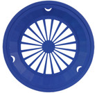 New Colorful Paper Plate Holders set Of 4 picnic Bbq Camping Pool Luau   Blue
