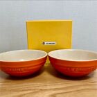 Le Creuset Multi Bowl 15cm 2 Pieces Orange Stoneware New In Box