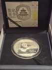 2014 China Panda 5 Oz Silver Proof Coin With Box   Coa