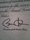 President Barack Obama Signed Letter - The White House Letterhead - Rare