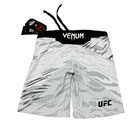 Ufc Venum Authentic Fight Night Vale Tudo Shorts White Women s Size Large - New